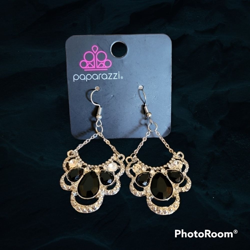 3/$30 PAPARAZZI Gothic Princess Caribbean Royalty Flamenco Dangle Earrings